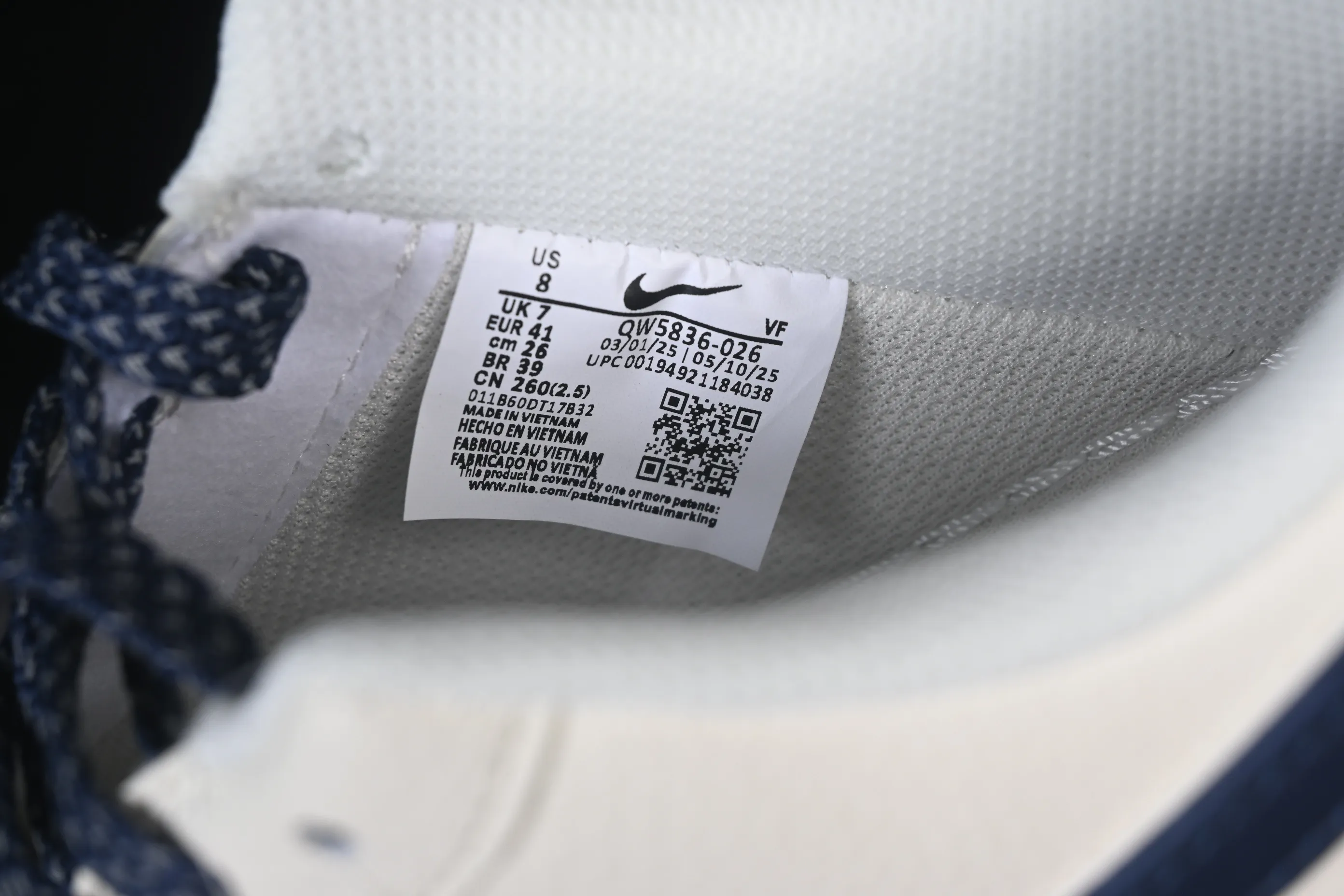 All Categories Nk Air Force 1 Air Force Series Nk Air Force 1 Low Air Force Low Nike Air Force 1'07 Low Joint Double Beige Gray Blue Air Force 1 Low-top Casual Sneakers QW5836-026